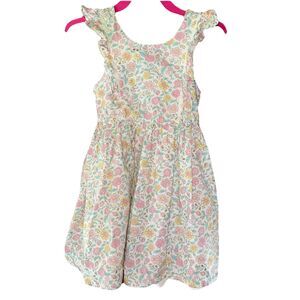 COTTAGECORE PRAIRIE Cupcakes & Cashmere Girls Floral Ruffle Sleeve Dress Size 5